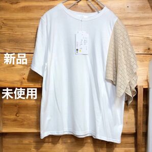 ANREALAGE アンリアレイジ Tシャツ カットソー ホワイト 白 新品 未使用