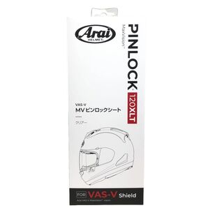 アライ 011079 クリア VAS-V MVピンロック120XLT 曇り止めシート【新品・未開封】