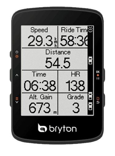 【新発売】ブライトン Rider460E(日本語対応)サイクルコンピューター(センサー無し)【新品・未使用】