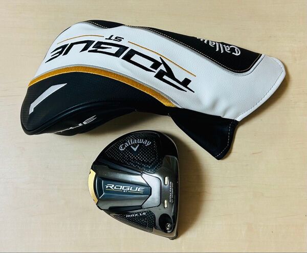良品 ローグST MAX LS 1W 10.5 ドライバー ヘッド ヘッドカバー 正規品 callaway ROGUE ゴルフ