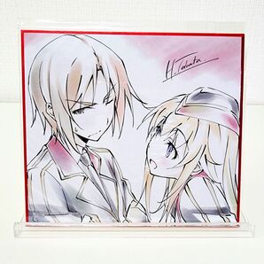 クアリディア・コード 第1巻 BD&DVD 購入特典 描き下ろし 朱雀壱弥&宇多良カナリア イラスト色紙