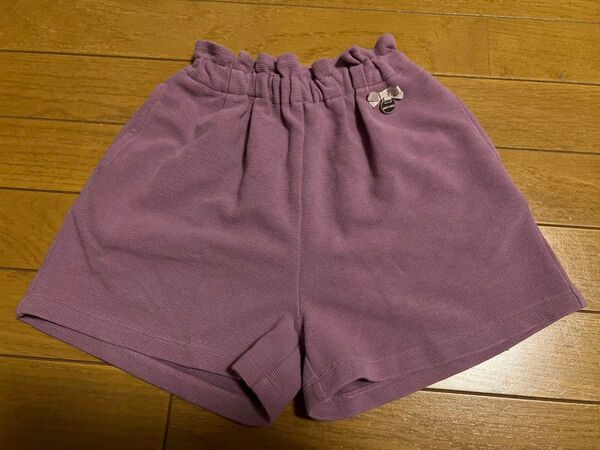 プティマイン ショートパンツ 紫系 120