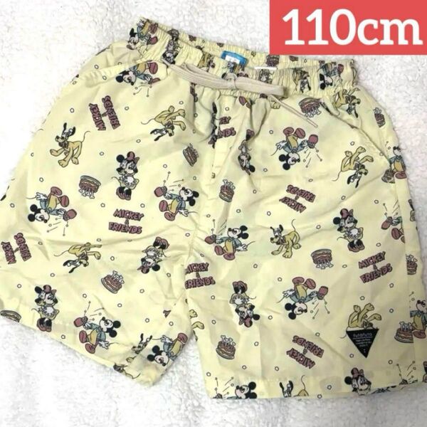 美品 futafutaフタフタ ミッキー ミニー 水着 110cm イエロー
