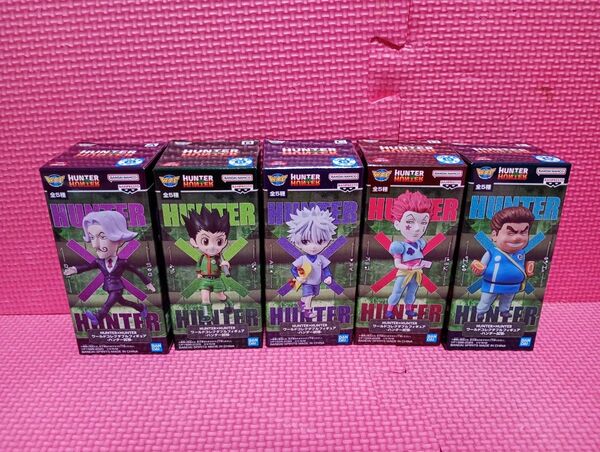 5種 HUNTER×HUNTER ワールドコレクタブルフィギュア ハンター試験 ゴン キルア ヒソカ サトツ トンパ