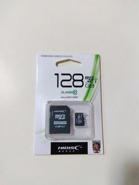 HIDISC microSDXCカード 128GBマイクロSDカード