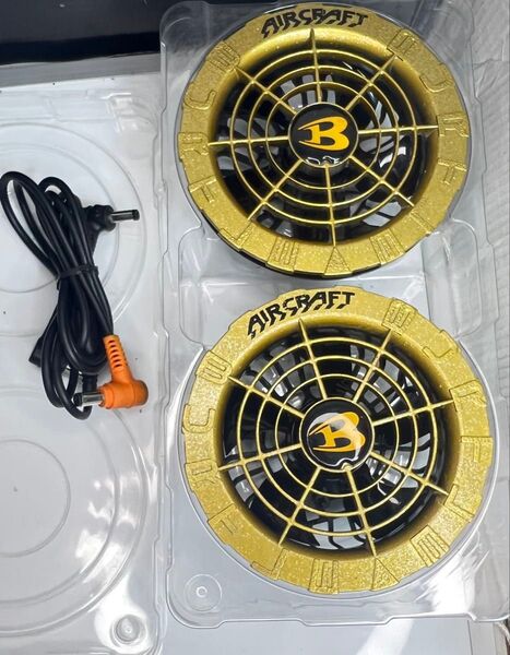 22V 空調服 バートル エアークラフト BURTLE AC08 AIRCRAFT ファンセット