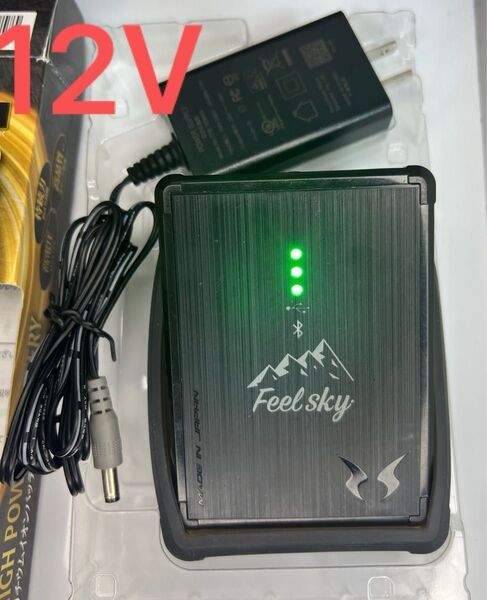 12V サンエス 空調風神服 バッテリー 19290 Made in japan 空調服