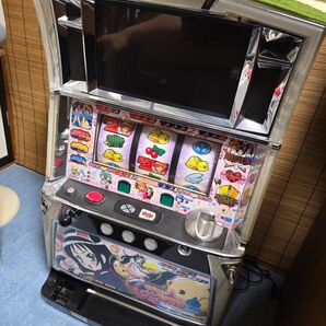 パチスロ ツインエンジェル2 コイン不要機付き 家庭電源 ドアキー設定キー有り
