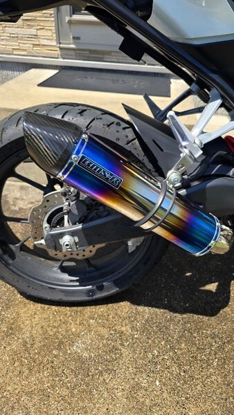CROSS-EVO フルエキゾーストマフラー ヒートチタンサイレンサーBMS-R(ビームス) CB125R(2BJ-JC79)