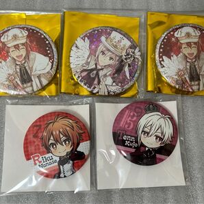アイナナ アイドリッシュセブン 5周年 七瀬陸 九条天 ビギネク 缶バッジ
