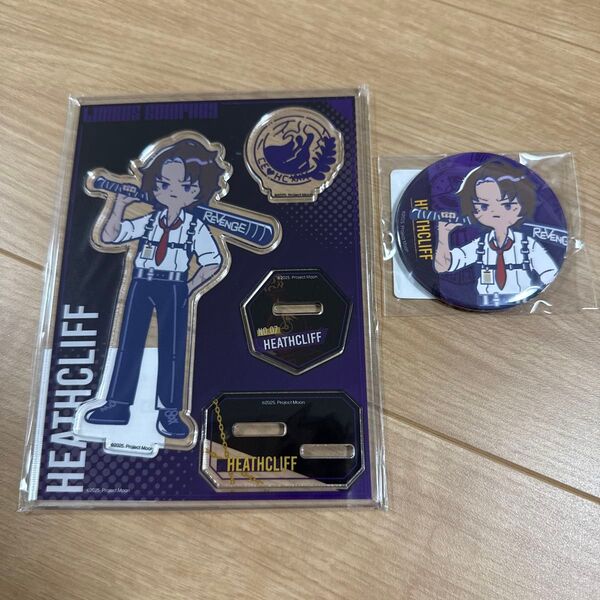 Limbus Company DMMスクラッチ アクスタ缶バッジセット(ヒースクリフ)
