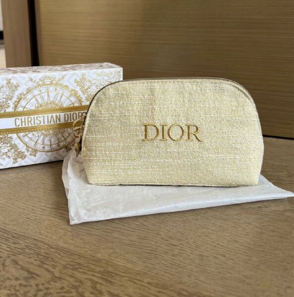 【新品】CHRISTIAN DIOR 会員ポイント限定特典ギフト 化粧品収納 ポーチ【Size:20x11.5x5.5cm】1点
