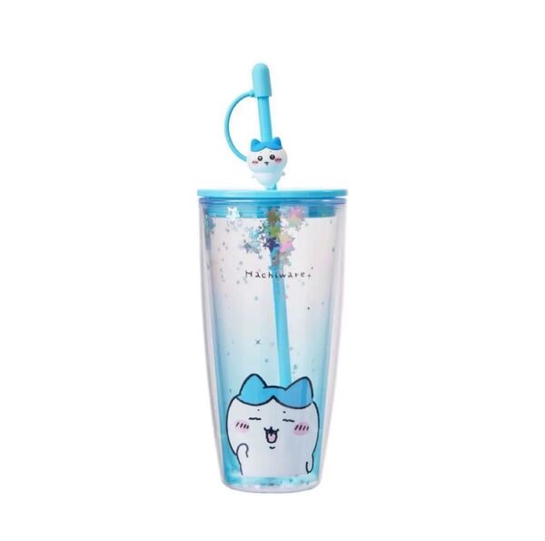 【即日発送】Hachiware ハチワレ タンブラー 水筒 コップ (ストロー付き)海外限定 MINISO 700ml 1点