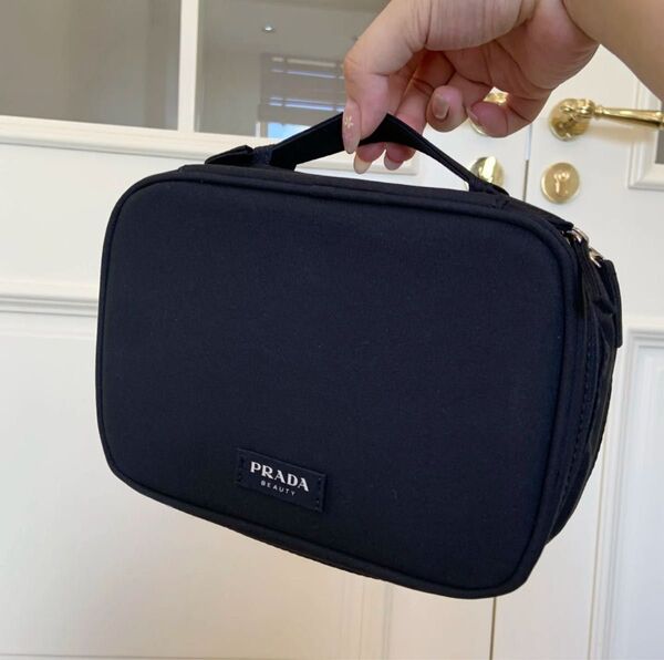 【新品】PRANA 会員ポイント限定特典ギフト ハンドバッグ ポーチ【Size:22x15x7cm】balck 1点