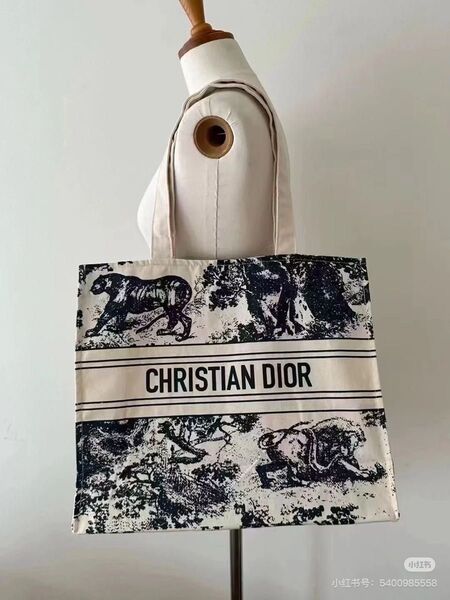 【新品】CHRISTIAN DIOR 2025年 限定 トートバッグ【 Size:42×38×13cm】navy blue 1点