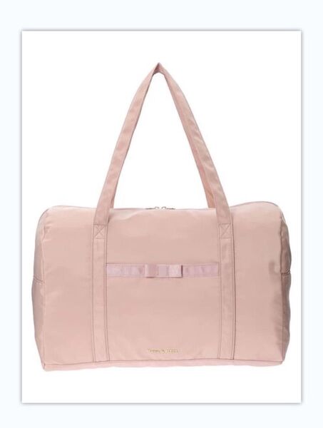 【新品】Maison de FLEUR メゾンドフルール トートバッグ ボストンバッグ【旅行用 大容量 リボンの飾り】1点