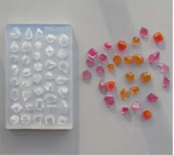 シリコンモールド レジン ハンドメイド 鉱石 天然石 琥珀糖