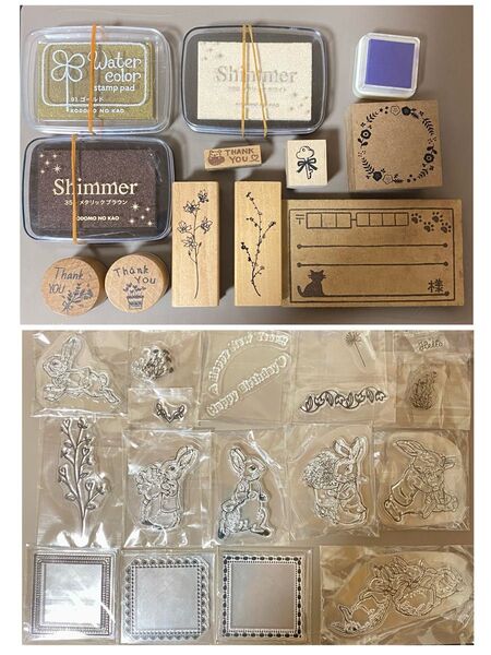 スタンプ はんこ スタンプ台 クリアスタンプ