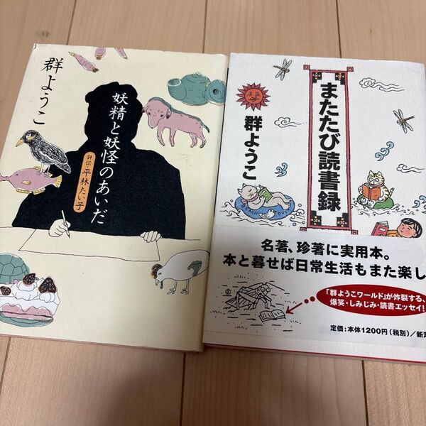 妖精と妖怪のあいだ 評伝・平林たい子 群ようこ/著 またたび読書録 群ようこ 2冊セット