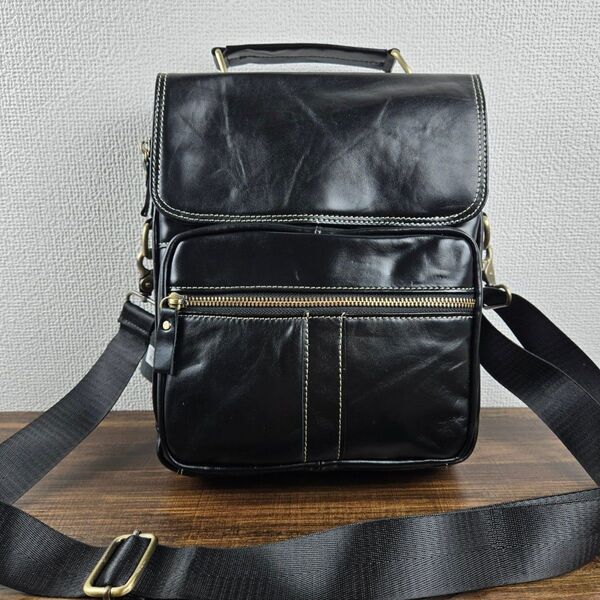 新入荷 本革バッグ 牛革 メッセンジャーバッグ ショルダーバッグ ビジネスバッグ