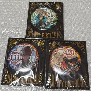僕のヒーローアカデミア バースデイ缶バッジ セット