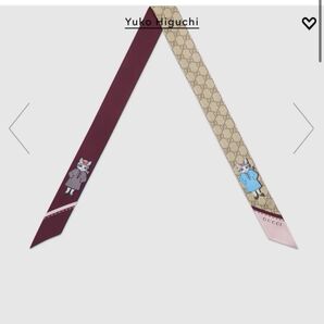 【日本限定】ヒグチユウコ×グッチ シルクネックボウ