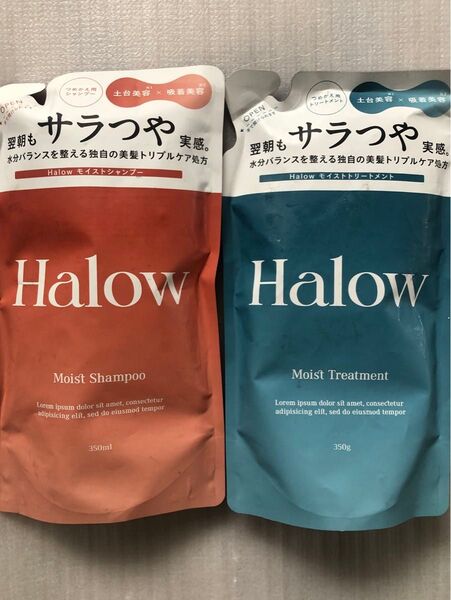 Halow フルーティームスクの香り モイストシャンプー 350ml×1 モイストトリートメント 350g×1