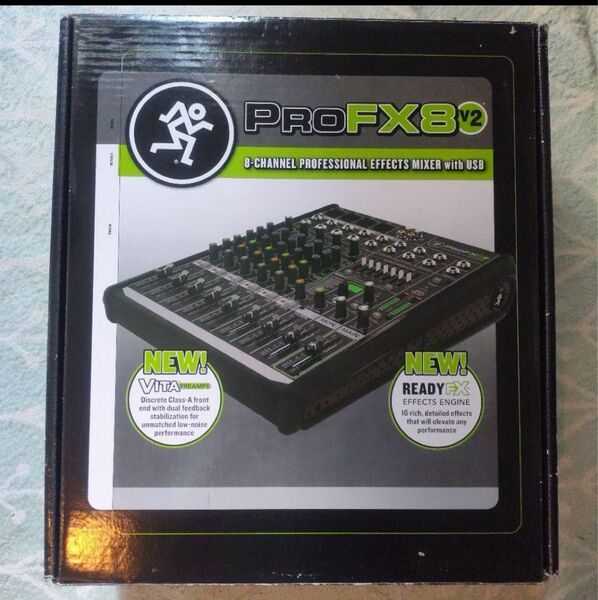 マッキー ProFX8v2 8チャンネルミキサー USB接続