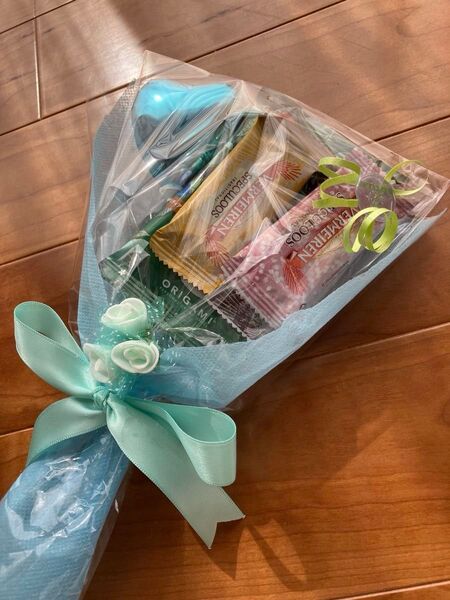 バルーンブーケ お菓子ブーケ スターバックス 誕生日 発表会 お祝い プチギフト