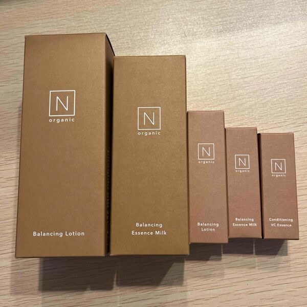 Nオーガニック ベーシック バランシングローション、ミルク、ミニ、計5点セット