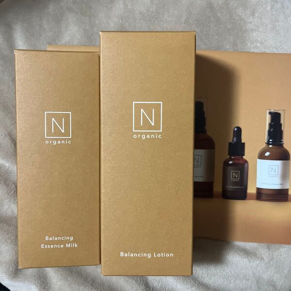Nオーガニック ベーシック バランシングローション100ml、ミルク60ml