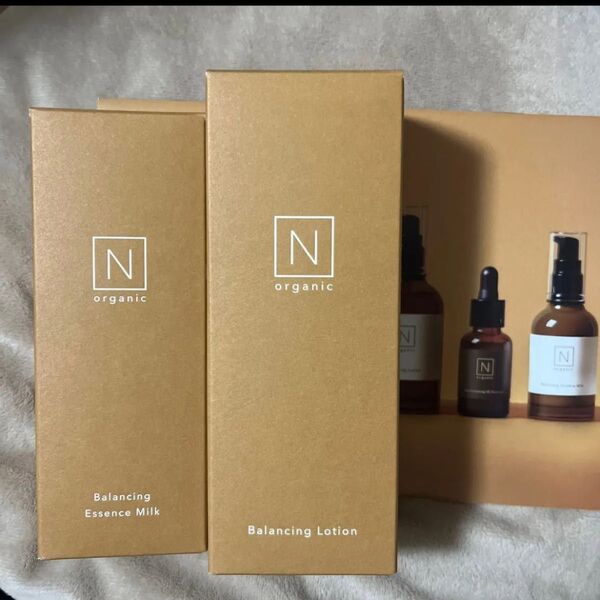 Nオーガニック ベーシック バランシングローション100ml、ミルク60ml