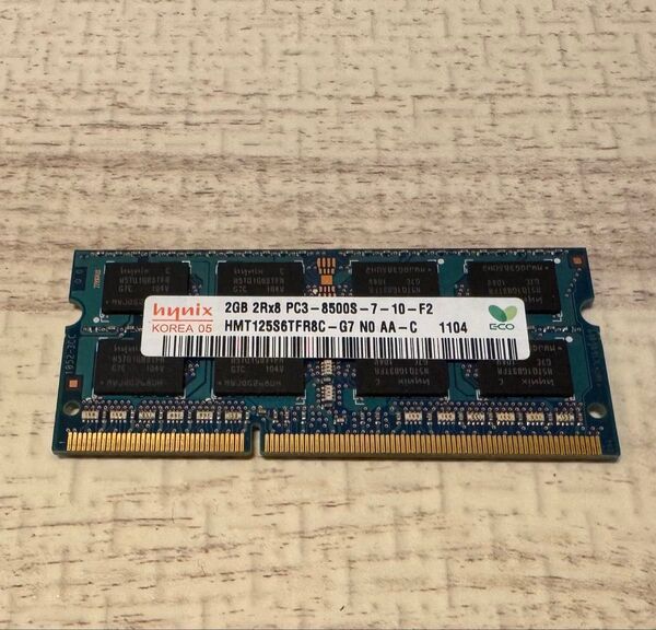 hynix 2GB 2R×8 PC3-8500S メモリ