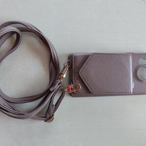 スマホケースAQUOS SENSE7 ショルダー カード