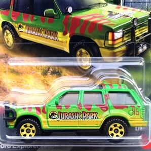 新品未開封 マッチボックス ジュラシックワールド フォード エクスプローラ FORD EXPLORER MATCHBOX ミニカー
