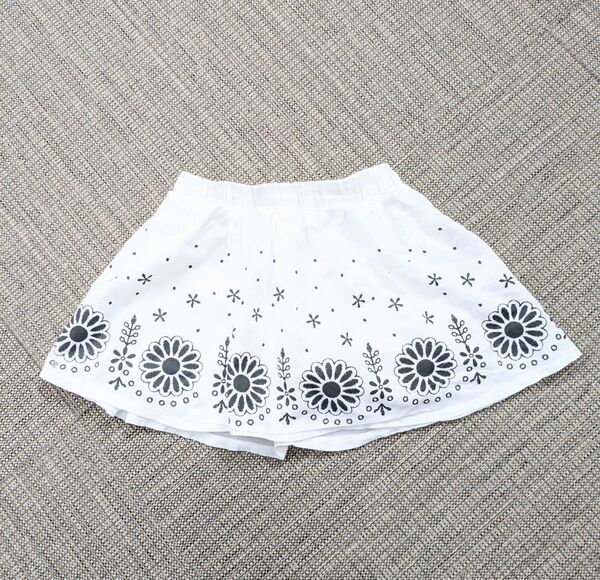 花柄 スカート ベビー スカーチョ ショートパンツ パンツ 80 西松屋 キュロットスカート 女の子 子供服