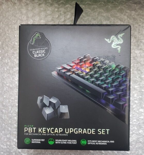 Razer PBT Keycap Classic Black【一部不足あり】