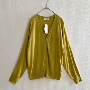 Te chichi TERRASSEテチチテラス 強撚レーヨンVネックカーディガン グリーン 新品タグ付き 羽織り UVカット