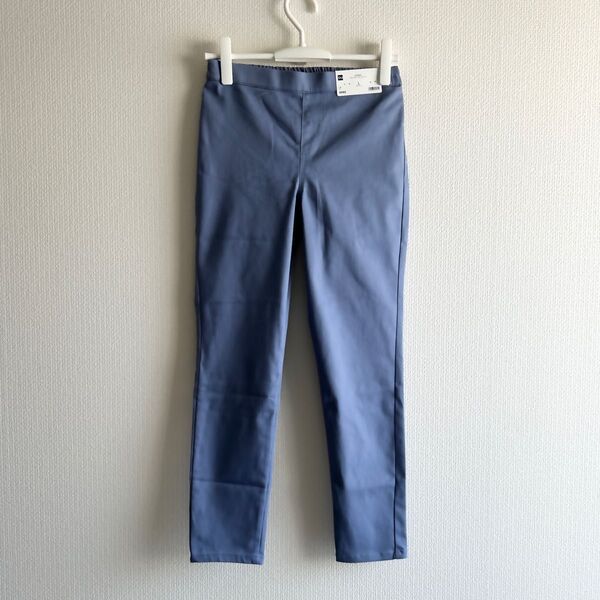 GUジーユー クロップドレギンスパンツ Lサイズ 61Blue ストレッチ 美脚