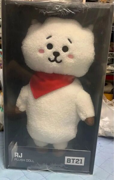今月末までのセット価格 BT21 RJセット スタンディングドール&フェイスクッション(難あり)
