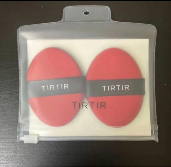 新品 TIRTIR ティルティル ソフトシェルクッションパフ レッド 2個入り 通常サイズ