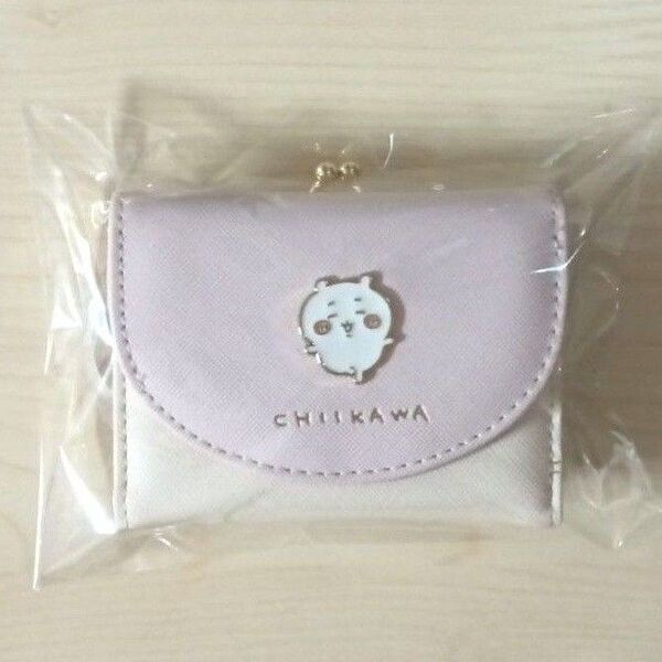 ちいかわ バッジ口金 三つ折り財布(ちいかわ/ピンク)※新品・未使用品