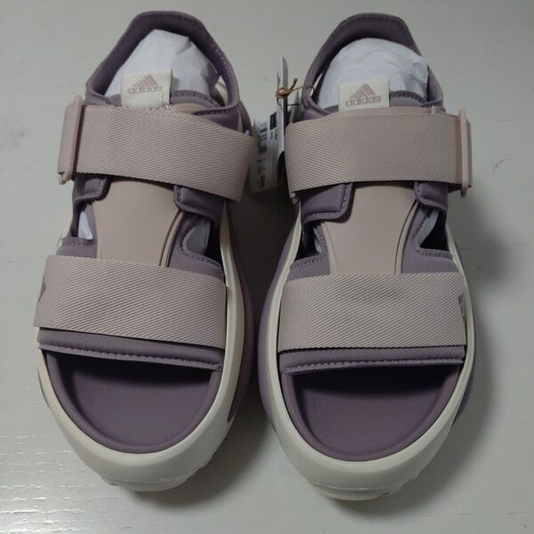 adidas ウィメンズ サンダル マジックモーヴ 25.5cm 未使用