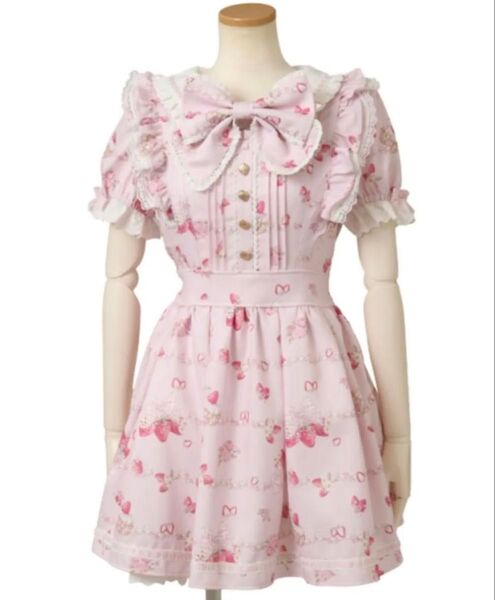 LIZLISA リズリサ Creamy Berry柄ワンピース ピンク Mサイズ 新品未使用品