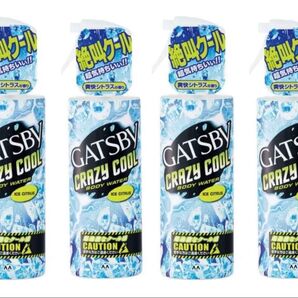 GATSBY ギャツビー クレイジーボディウォーター 爽快アイスシトラス 170ml × 4