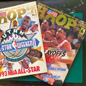 HOOP 1993年4、6月号 2冊セット ポスター付 バスケットボール雑誌