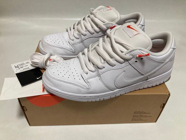 29.5cm Nike SB Dunk Low Pro ISO Triple White ダンク 11.5 FJ1674-100