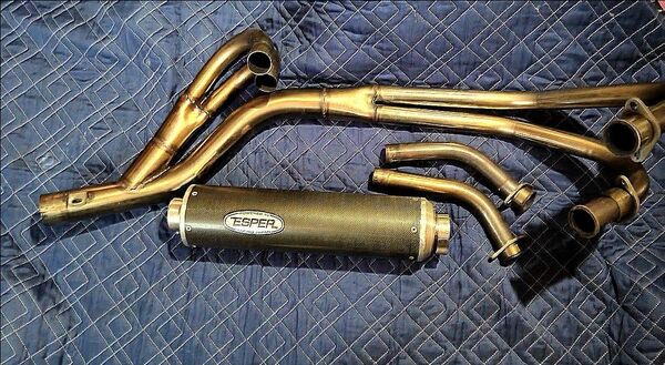 V MAX 1200 ESPERステンカーボンマフラー