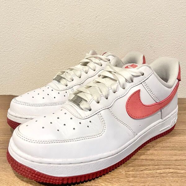 NIKE WMNS AIR FORCE 1 07 ナイキ エア フォース ワン ホワイトピンク レディース FQ7626-100