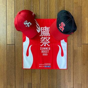 福岡ソフトバンクホークス鷹祭 コカ・コーラシート限定キャプ ラリータオルのセット